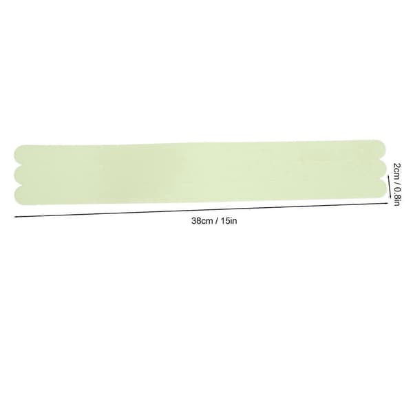24 st Halkskyddstejp 2x38cm Grön Fluorescerande Utomhus Halkfri Tejp för Trappor YMMR)