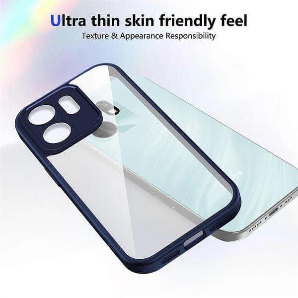 Kompatibel med Honor X6d 5G Deksel Matt Skin Touch Klar PC + TPU Støtsikkert Telefonbakdeksel