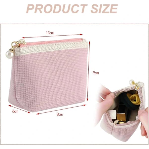 Small Makeup Bag, Small Cosmetic Bag Mini Cosmetic Bag Small Makeup Bag Coin Purse