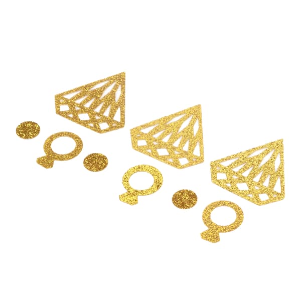 Diamond Ring Shaped Sequin Confetti for Engagement Party Wedding Party Decoration