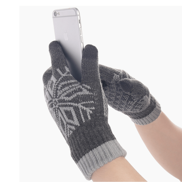 Vinterhandsker til mænd og kvinder - Varme handsker med touchskærm, skridsikre