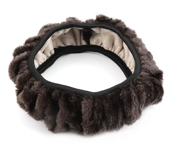Fluffy rattmuff - Olika färger brun