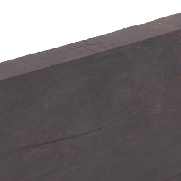 Black Ebony Wood Blank DIY Craft Wood Handle Musical Instrument Accessory 120x60x10mm