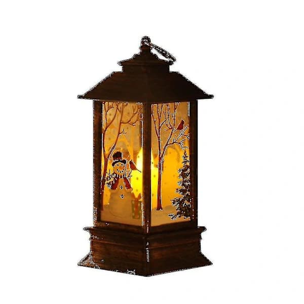 Julenattlys, hengende lysestake lampe nattlys dekorasjon