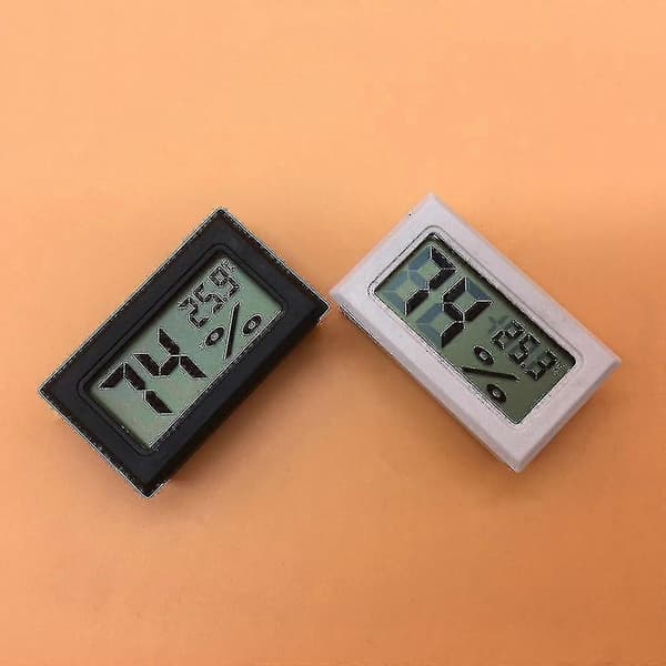 12-pak Digital Hygrometer Termometer - Mini Indendørs Fugtigheds-/Temperaturmåler