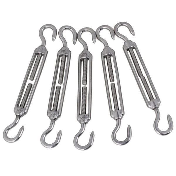 5 stk. M6 rustfrit stål 304 vantskrue wire spænding (ho