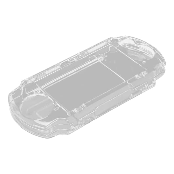 Universal Protective Case Stylish Non-slip Shockproof Transparent Protective Shell with Film Bracket for PSP