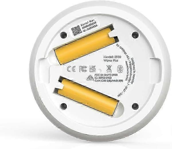 Airthings 2930 Wave Plus røykvarsler karbonmonoksid røykvarsler