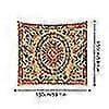 Sol og Måne Tapestry Hippie Indie Tapestries Boho Orange Blomstret Tapestry