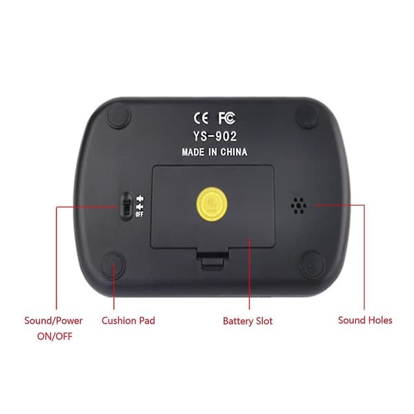 3-i-1 Multifunktionel Bærbar Professionel Skakur Digital Skak Timer Spil Timer