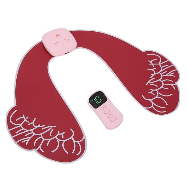 Electric Hip Trainer Remote Control Buttocks Stimulator Rechargeable Lifting Buttocks Toner Red