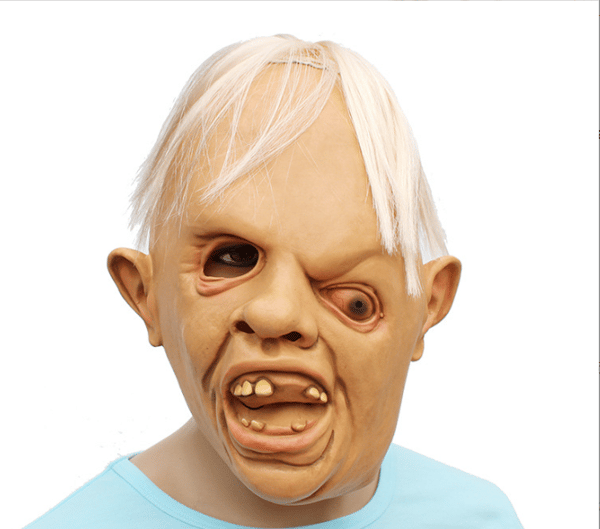 1 stycke - Halloween Mask Maskerad Dekoration Snedögd Monster L