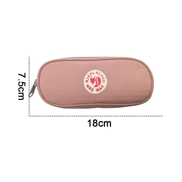 Unisex Large Capacity Pencil Case New Simple Pink