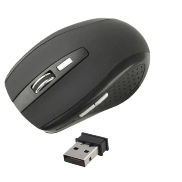 Wireless Computer Mouse - 6D Optical - Black Computer Mouse