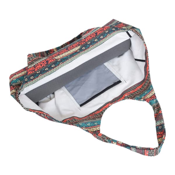 Large Capacity Bohemian Ethnic Style Yoga Bag with Pockets