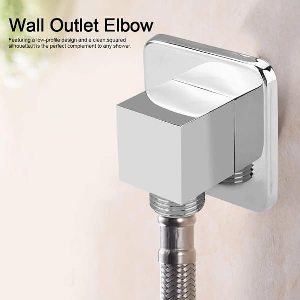 Hidden in the wall shower fixed base hose connection adapter