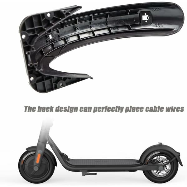 Rear Fender with Ultra Bright LED Tail Light for Segway Ninebot Max G30/G30LP/G30LE/G30LE Ⅱ/G30D/G30e/G30e ii Electric Scooter with Hook
