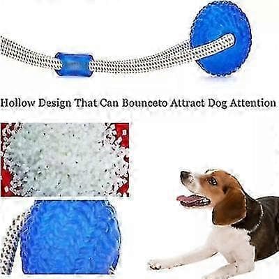 Multifunctional Pet Molar Bite Toy, 2024 Upgraded Interactive Rope Toys Blue blue