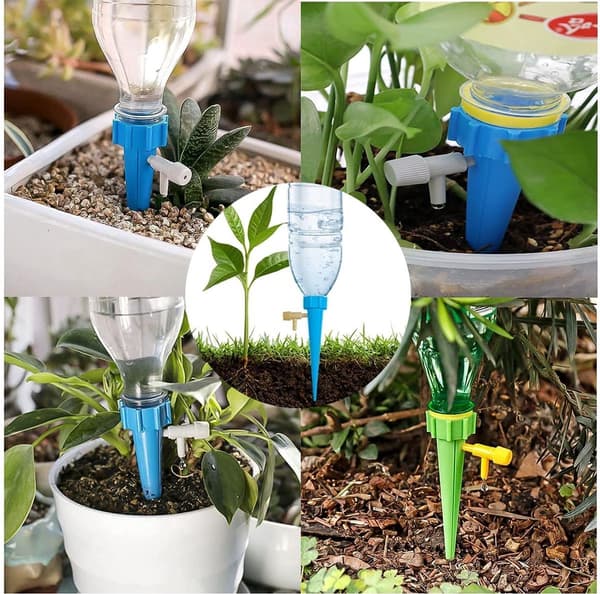 40x vanndrypper - plantevanningssystem - dryppsystem - vanningssystem - vannkule - plantekule ...