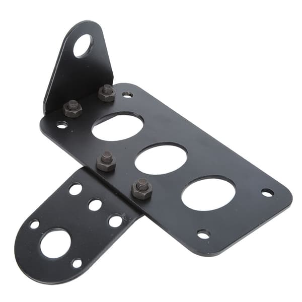 Universal Motorcycle Retro Side Mount Taillight License Plate Frame Bracket #B