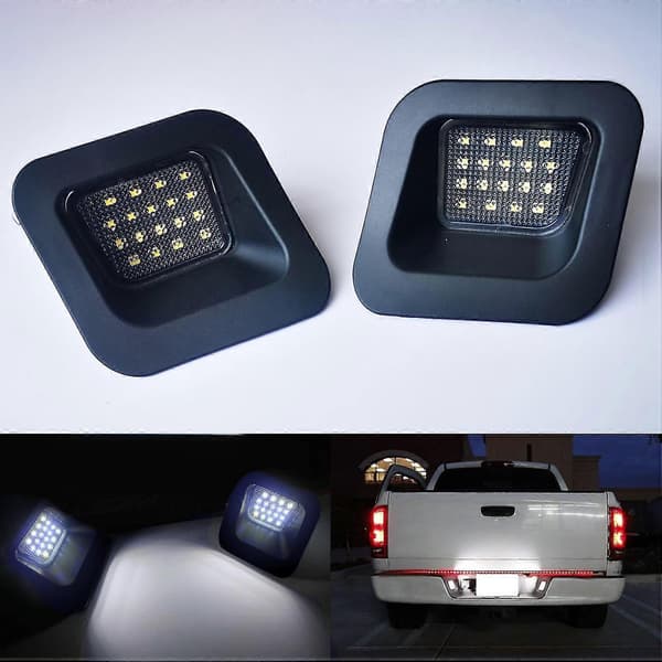 2 stk. LED-nummerpladelys Canbus til Ram 1500 2500 3500 2003-2018 1500 2019 5507729