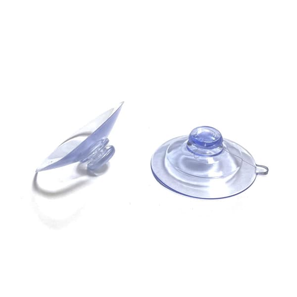 30 mm runde sugekopper med knop (10-pak)