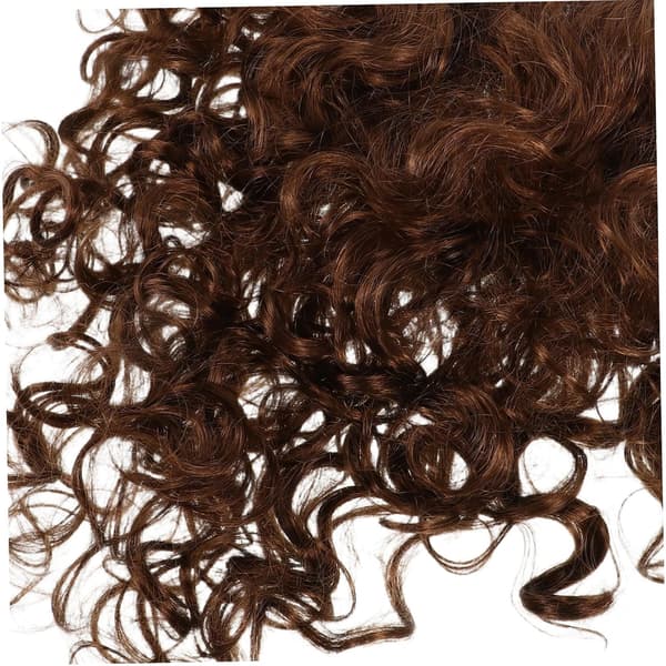Biblical Wig and Beard Costume Set for Men, Realistic Brown