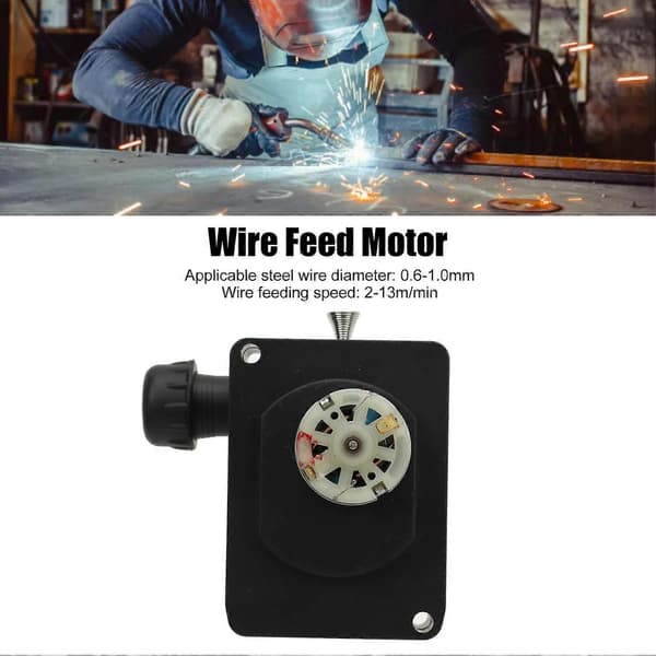 Trådmater til svejsning 10W 2 til 13m pr. minut lodning trådmatermotor til 0,6 til 1,0 mm tråde DC24V