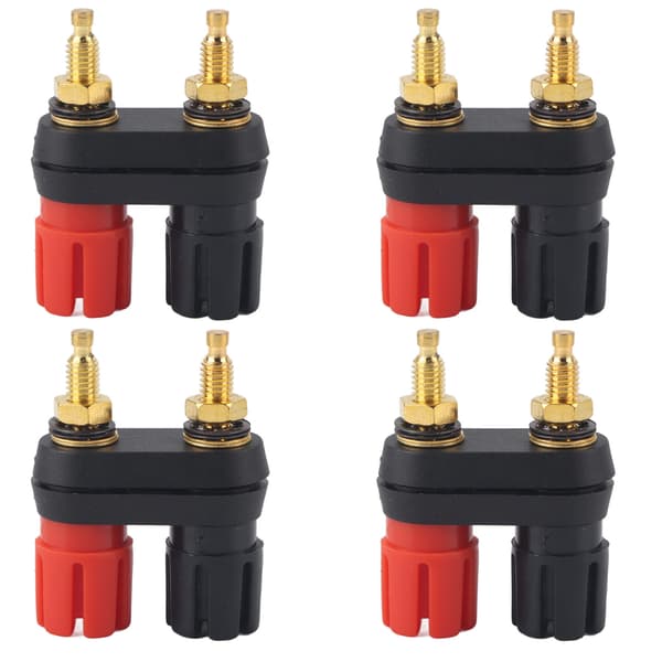 Speaker Terminal for Amplifier 2-Way Banana Plug (4 pcs) -KK