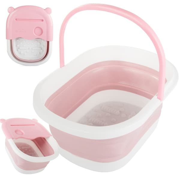 Foldbart fodbad - Bækken Pink Rosa Pink Rosa