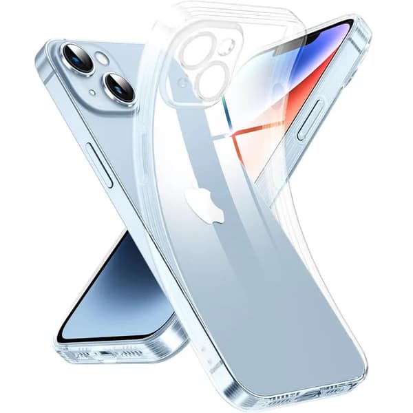 iPhone 14 Gjennomsiktig TPU-deksel – Ekstra kamerabeskyttelse iPhone 14 iPhone 14 iPhone 14