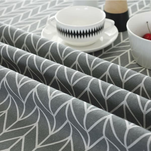 Washed Linen Tablecloth for Picnic Tables in Various Sizes, Round, 120 cm KLB