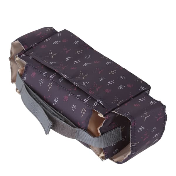 Stroller Organizer Bag Black Dot Portable Multifunctional Waterproof Stroller Bottle Water Cup Hanging Storage Bag