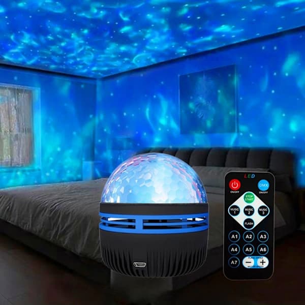 Mode Farverig Atmosfære Projektionslampe Dekorative Lamper til Soveværelse