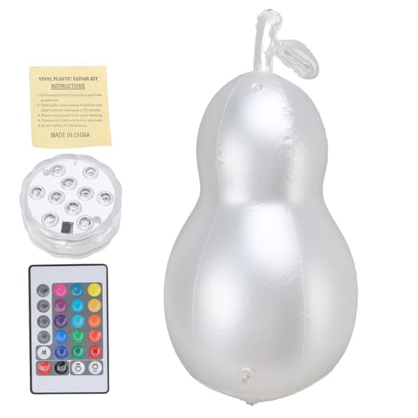 Avocado-shaped Inflatable Luminous Ball, Waterproof, Remote Controlled KLB