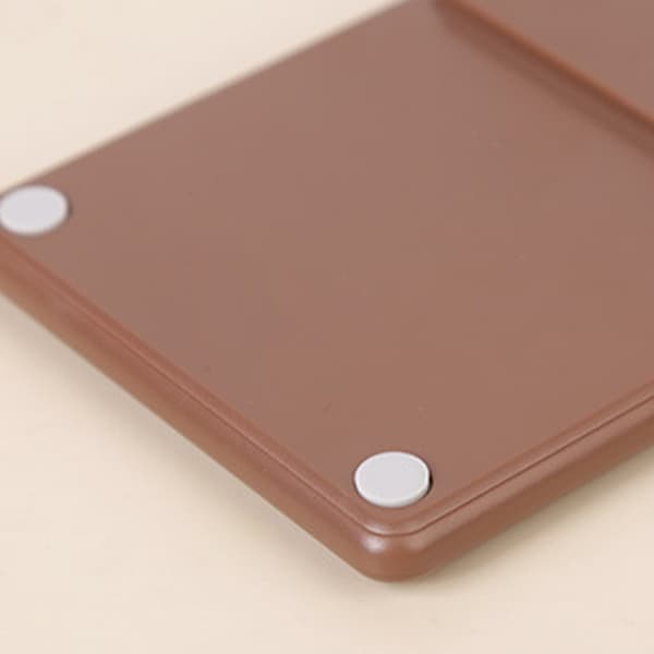 Mini Calculator Silent LCD Display Non-Slip Portable Small Calculator for Office Store Home Brown