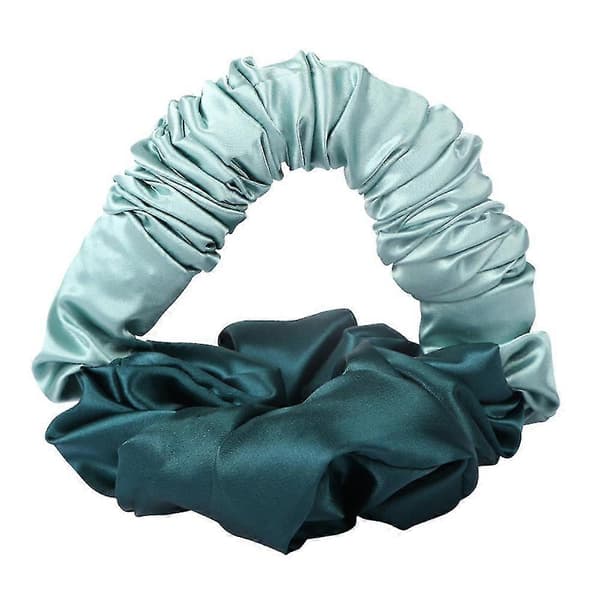 Varmeløs Krølle Scrunchie Sovende Hårbånd Satin Elastisk Hårknude Tilbehør Hårruller