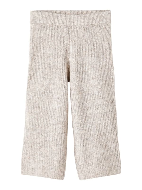 Name it Stickade Byxor, Beige Storlek 110 multifärg