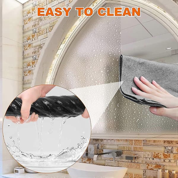 Thick Magic Cleaning Cloth, Microfiber Glass Cleaning Cloth Rags, Reusable Cleaning Cloths