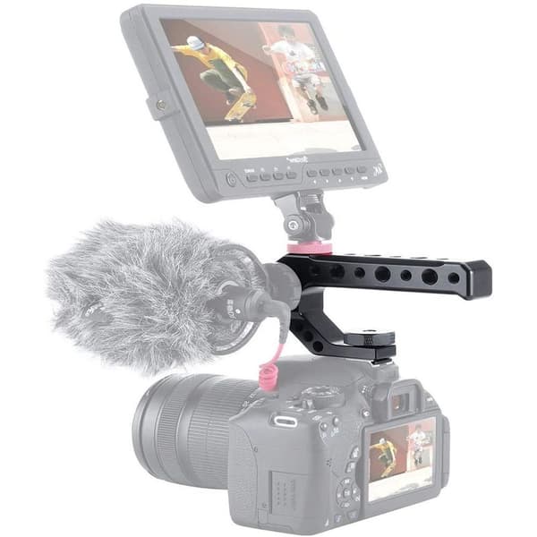 Universal Camera Handle, Camera Grip with Multiple 1/4'' and 3/8''