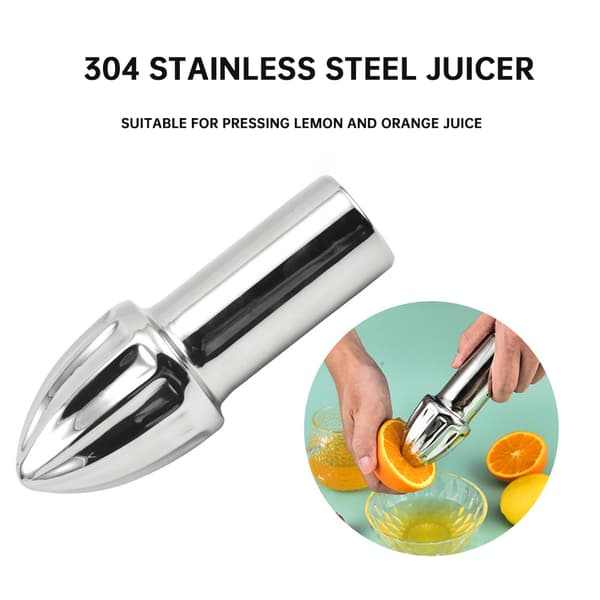 Professional Stainless Steel Manual Fruit Juicer Handheld Lemon Citrus Squeezer 1 Pack 1 Pack