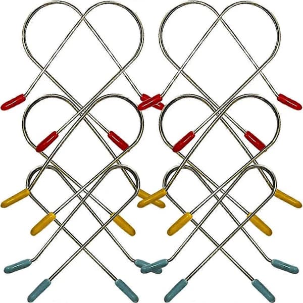 24 Pcs Hot Curler Clips Replacement Hot Roller Clips Rollers Fastening Pins for Home Salon