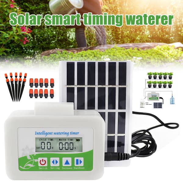 Smart vattenpump för trädgård, automatisk bevattningsenhet för krukväxter och blommor