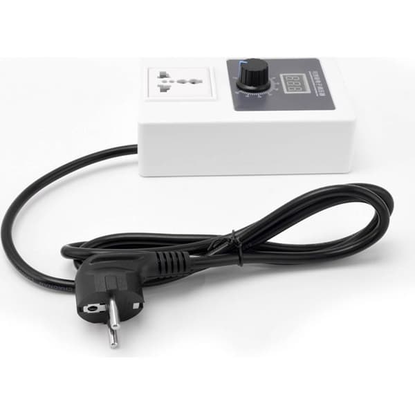 2000W AC 110-240V SCR Spenningsregulator for Hastighets- og Temperaturkontroll - EU-plugg