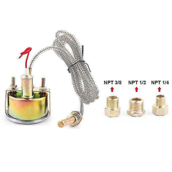 2 inch Mechanical Water Temperature Gauge 12V 52MM 50-140