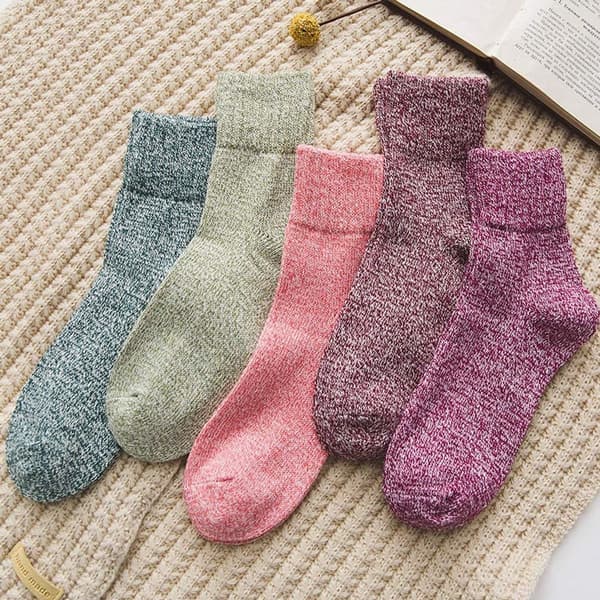 Women's Super Thick Wool Socks Winter Socks, Warm Soft Thick Cozy Socks KLB
