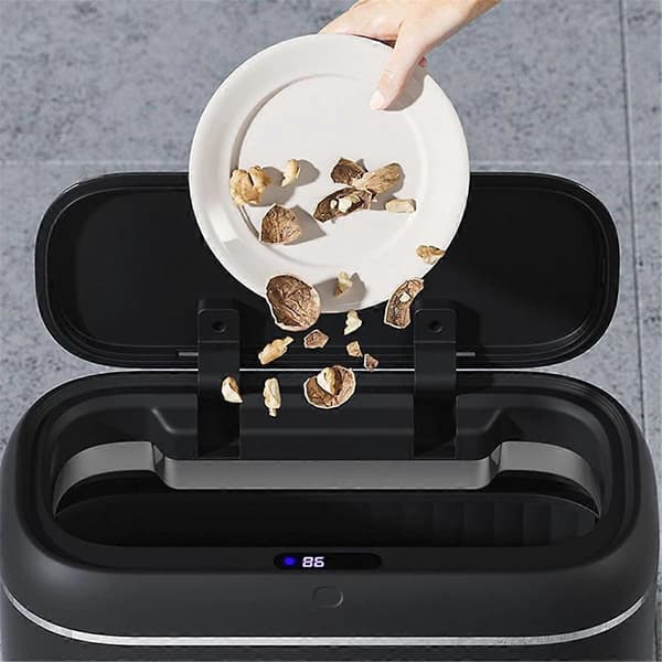 14L Automatic Sensor Trash Can Electric Touchless Smart Trash Can With Lid