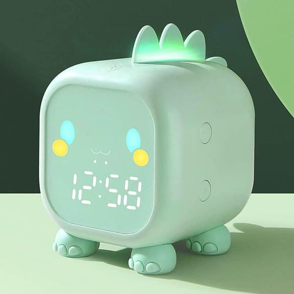 Sød Børnevækkeur, Multifunktionel Justerbar Natlampe