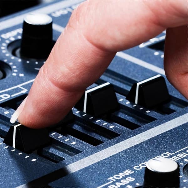 10 stk. Faderkapper Mixer Fader Slider Knapper Erstatningsknapper Kapper til Mixer Konsol Tilbehør