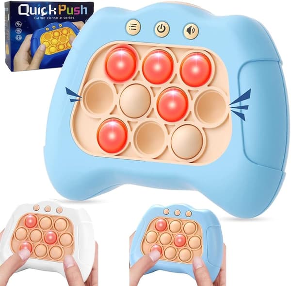 Handheld Electronic Games, Handheld Games, Handheld Popular Games Fast Push Popular Games (White)